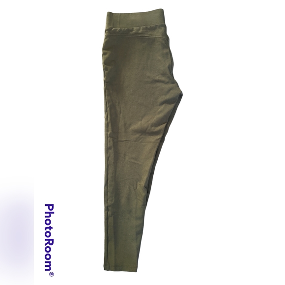 LOFT Leggings size M army green - Picture 2 of 4